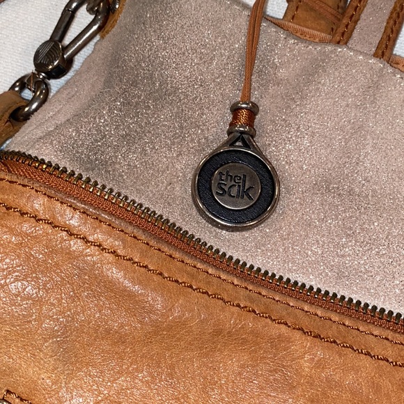 The Sak women’s brown and tan shimmery crossbody purse - Picture 2 of 12